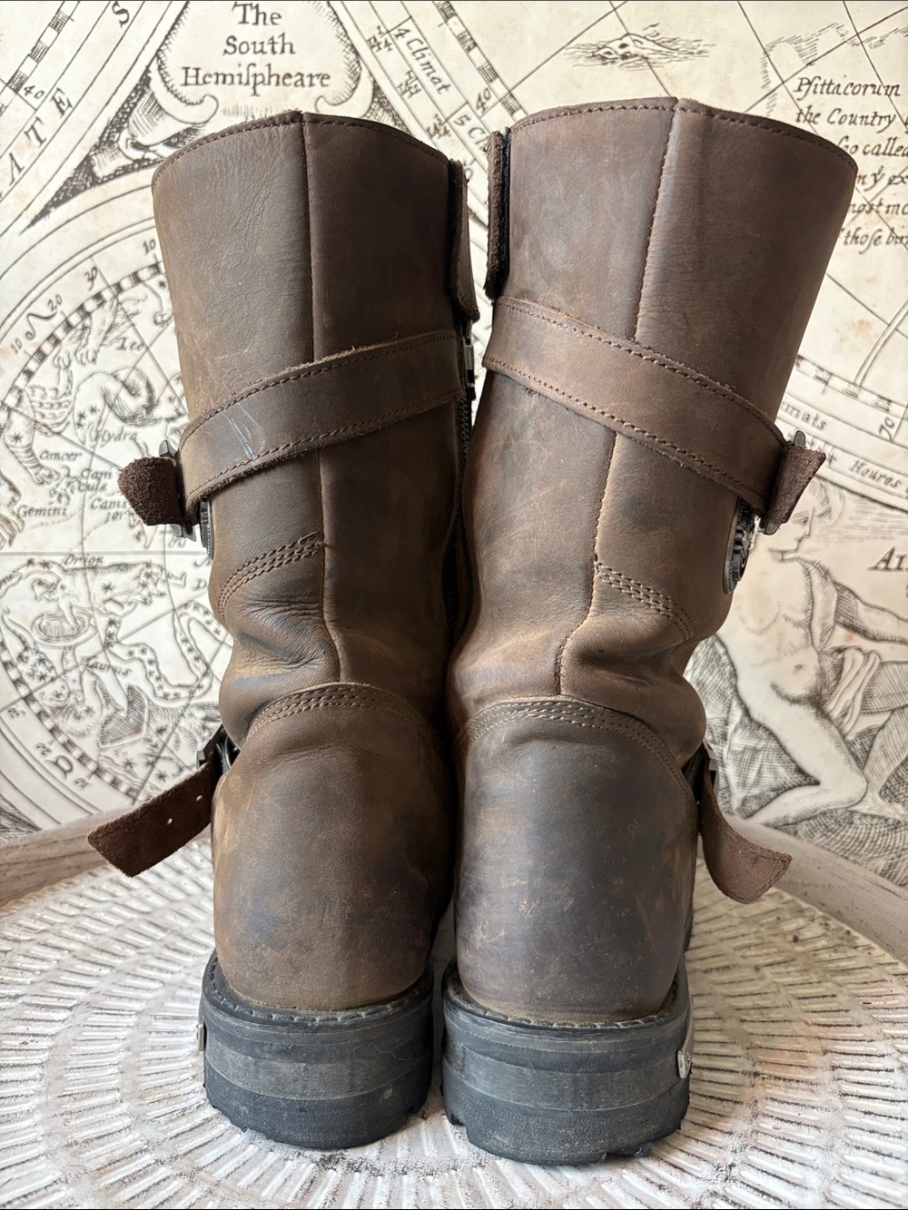 Milwaukee Leather Motorcycle Boots Brown Men’s 7 EU 40 - Picture 6 of 10